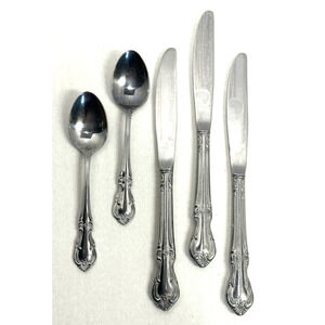 Victoria (Stainless) Flatware by Salem Silversmiths-JAPAN-Lot of 5 Pieces